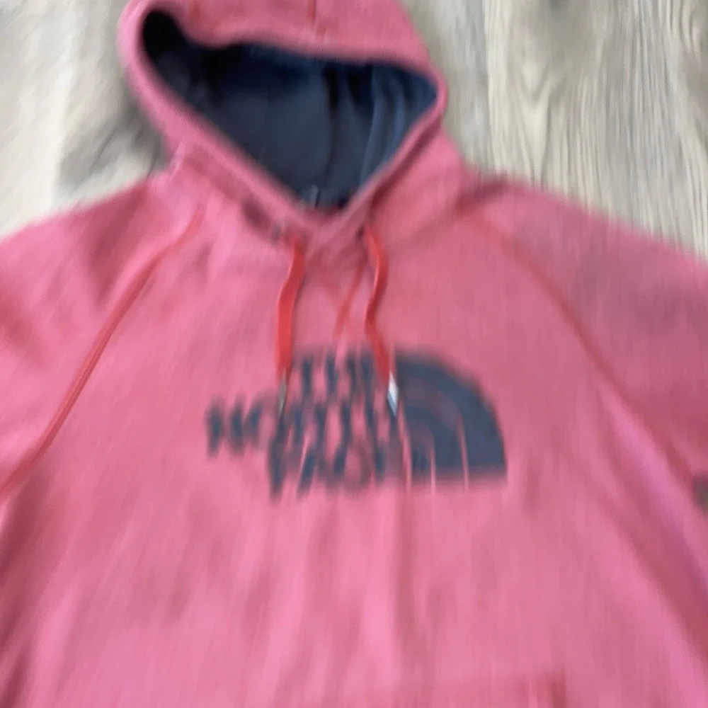The North Face brick Red half dome Pullover cotton poly Hoodie  Size L